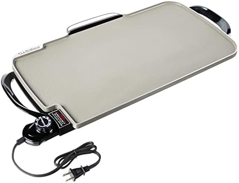 Presto 07062 22-Inch Ceramic Electric Griddle with Removable Handles
