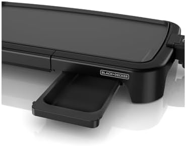 BLACK+DECKER 8-Serving Electric Griddle with Warming Tray