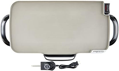 Presto 07062 22-Inch Ceramic Electric Griddle with Removable Handles