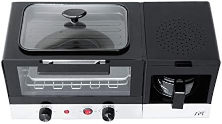 SPT BM-1120B: 3-in-1 Breakfast Maker, Stainless Steel & Black