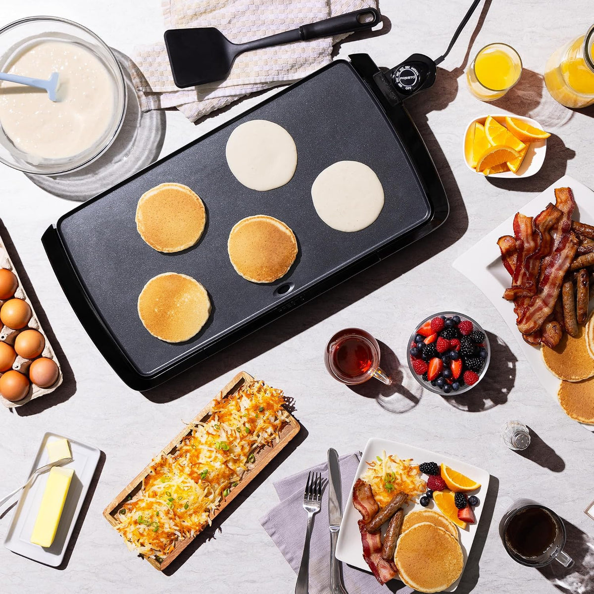Presto 07030 20-Inch Cool Touch Electric Griddle