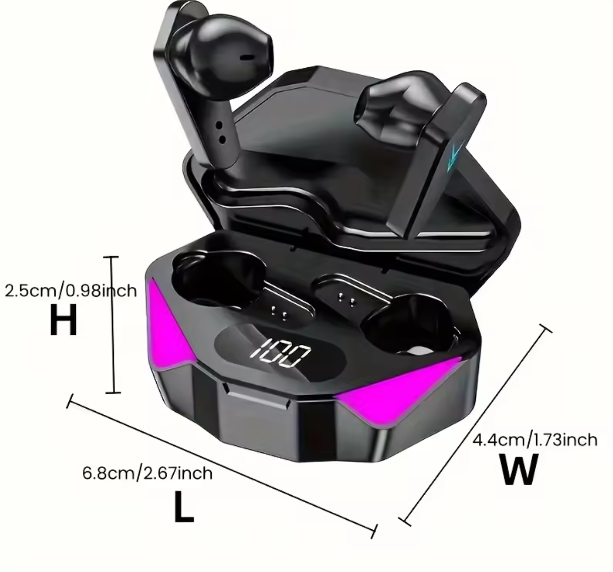 X15 TWS Wireless Bluetooth Headset LED Display Gamer Earbuds with Mic Wireless Headphones Noise Cancelling Bluetooth Earphones