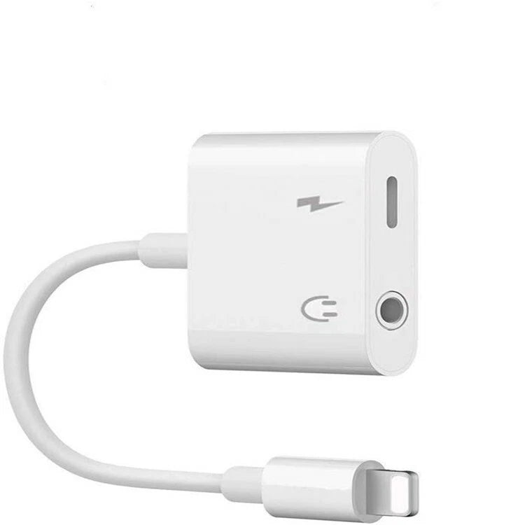 For iPhone 14 13 12 11 Pro to3.5mm AUX Headphone Jack Adapter Audio Splitter lot