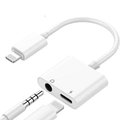 For iPhone 14 13 12 11 Pro to3.5mm AUX Headphone Jack Adapter Audio Splitter lot