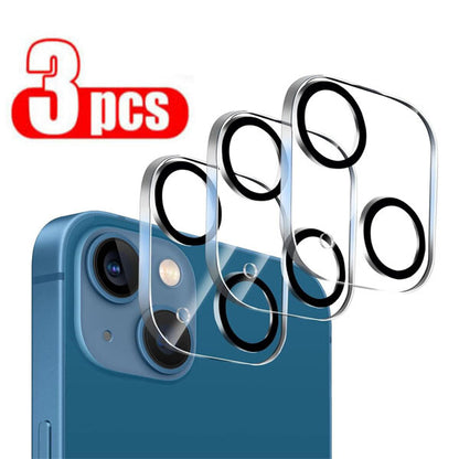 Camera Lens Protector For iPhone 15 14 13 12 11 Pro Max Min Tempered Glass Cover